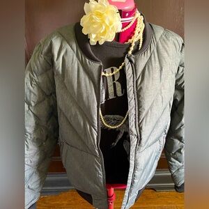 Lole Quilted-Zip Bomber Jacket